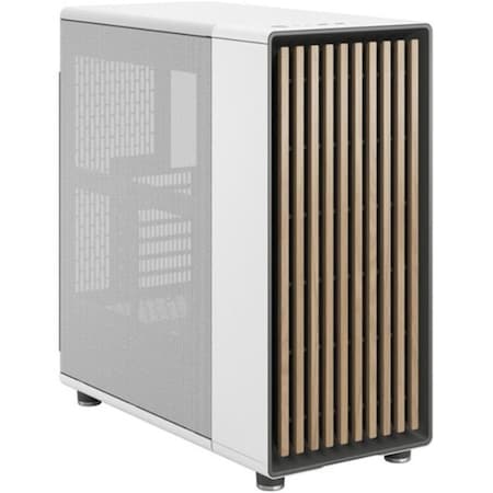 Virtual North Mid-Tower Case with Mesh Side Panel, White VI2939037